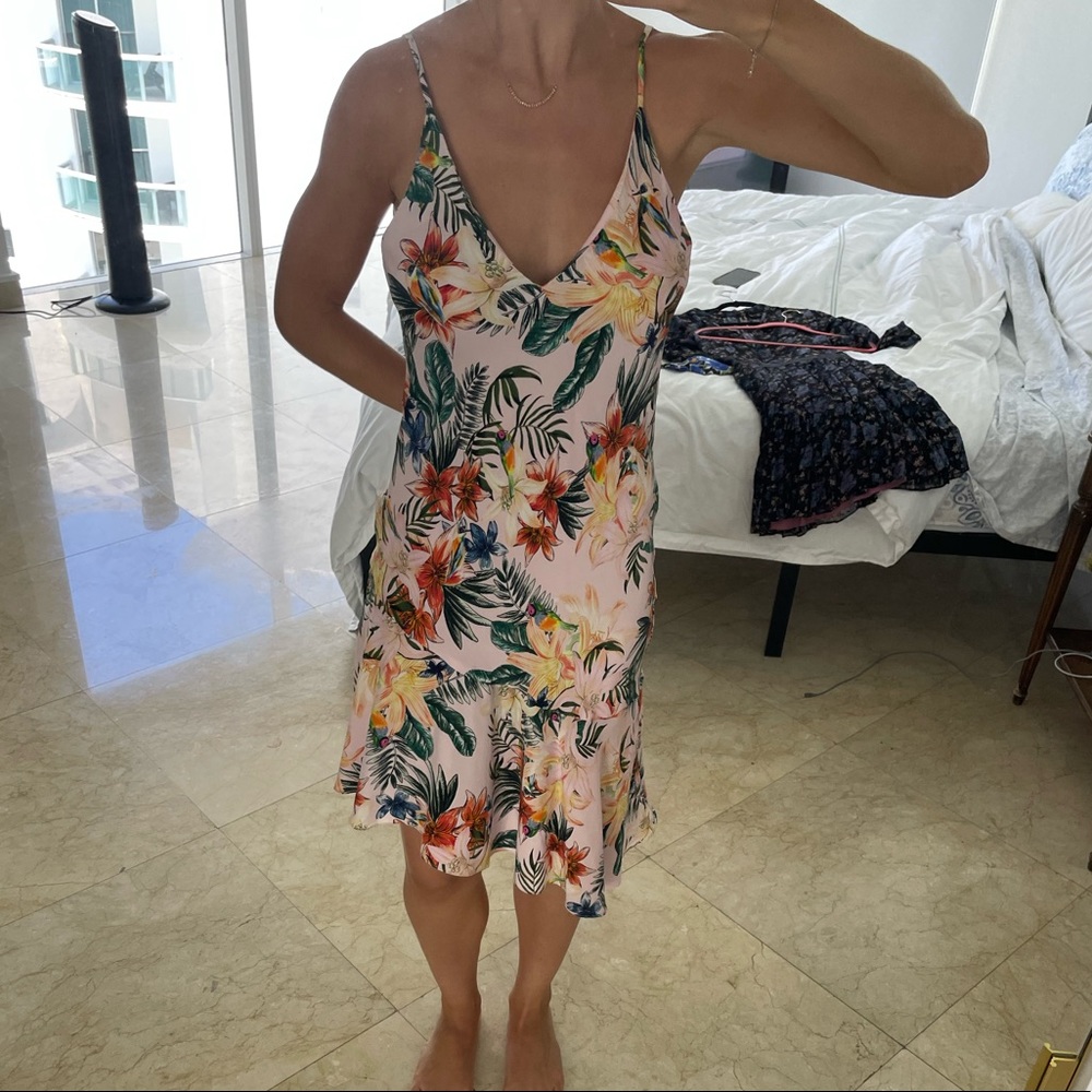 Amanda Uprichard asymmetrical slip dress